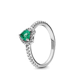 Elegant Unisex Zircon Silver Ring – Timeless Design for Daily Wear & Special Occasions