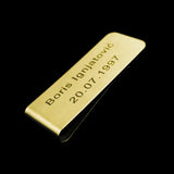 Custom Stainless Steel Name Wallet Card – Personalized Engraved Gift for Men & Women