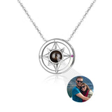 Custom Photo Projection Necklace - Personalized Heart Pendant with Picture Inside