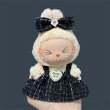 1/12 Scale Labbubu Doll Clothes and Accessories for Baby Dolls