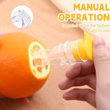 Manual Citrus Juicer - Portable Handheld Fruit Press for Lemons, Oranges & Pomegranates