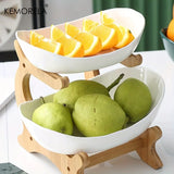 Multi-Layer Fruit & Snack Plate – Modern Plastic Candy Dish & Cake Stand