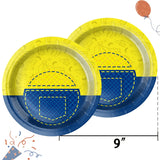 Minions-Themed Birthday Party Decorations Set for Kids with Balloons, Tableware & Cake Toppers