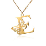 Elegant 18K Gold Butterfly Pendant Necklace – Trendy & Stylish Jewelry for Women