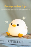 Adorable luz de noche con forma de pato: LED suave y agradable para la vista para niños y adultos