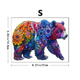 Succulent & Animal Wooden Jigsaw Puzzles - Premium Adult & Kids Brain Teaser Games