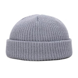 Gorro de punto acanalado unisex: gorro de pescador y esquí cálido para el invierno en climas fríos