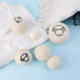 Bolas de lana reutilizables para secadora, suavizante de ropa, kit de bolas de lana ecológicas para secadora para lavadoras