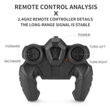 Vehículo anfibio todoterreno con control remoto JJRC Q137 8x8: camión de carreras todoterreno con tracción en las 8 ruedas