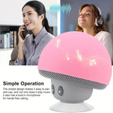 Portable Bluetooth Mushroom Speaker with Suction Cup Phone Stand