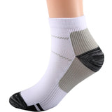 1 Pair Unisex Compression Sports Socks – Ankle-Length for Running, Cycling & Outdoor Activities
