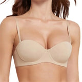 Push-Up Bra with Underwire for Women - Comfortable 3/4 Cup Invisible Bra
