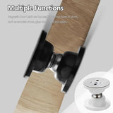 Magnetic Door Stopper – Rustproof Stainless Steel Holder with Strong Suction for Home & Office