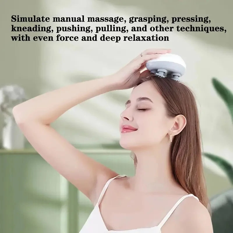 Electric Scalp Massager – Portable Head Massager for Relaxation & Improved Blood Circulation