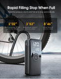 Cordless Digital Tire Inflator with LED Light and 150 PSI Air Compressor