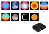 Portable LED Projection Lamp – Battery-Powered Light for Photos & Room Decor