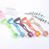 Cotton Rope Dog Chew Toy – Natural Dental Ball for Puppies & Small Dogs