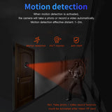 1080P Smart Peephole Camera with Night Vision – WiFi Door Viewer & Motion Detection
