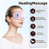 Electric Hot & Cold Eye Massager Mask – Relieve Fatigue, Dark Circles & Improve Sleep