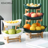 Multi-Layer Fruit & Snack Plate – Modern Plastic Candy Dish & Cake Stand