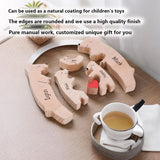 Personalized Wooden Name Plaque with Custom Laser Engraving