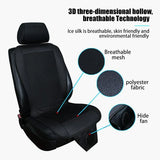 Car Cooling Seat Cushion with Adjustable Fan and Anti-Slip Design