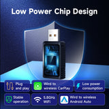 2-in-1 Wireless CarPlay & Android Auto Adapter - Dual-Band WiFi for Seamless Connectivity