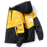 Men's High Street Pilot Jacket – Printed Windproof Cargo Coat