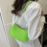 2023 Autumn Trend Lightweight Crocodile Felt Small Square Shoulder Bag for Women