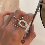 Adjustable Vintage Chain Ring – 925 Sterling Silver Open Ring for Women & Men