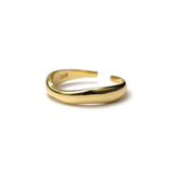 Stackable Ripple Wave Rings for Women – Adjustable Stainless Steel 18K Gold & Silver Plated Minimalist Jewelry