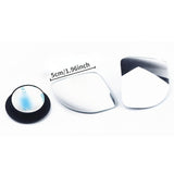 2PCS Adjustable HD Glass Blind Spot Mirrors – Universal Fit for Cars, Trucks & Motorcycles
