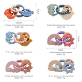 Cartoon Silicone Baby Teether – Safe, Non-Toxic, BPA-Free, and Perfect for Gum Relief