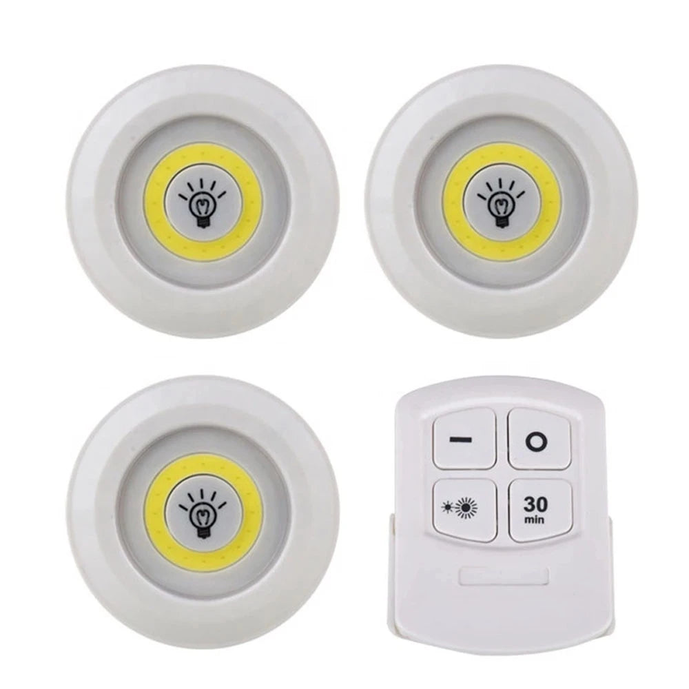 Dimmable LED Under Cabinet Light – Remote-Controlled, Battery-Operated & Easy to Install