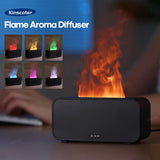 Compact Ultrasonic Essential Oil Diffuser with Ambient LED Lighting and Timer