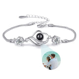 Personalized Photo Projection Bracelet – Custom Picture Jewelry Gift for Loved Ones