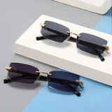 Gafas de sol ovaladas rectangulares vintage: gafas clásicas con montura de metal para hombres y mujeres