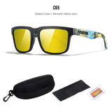 KDEAM Polarized Sunglasses – Trendy UV400 Square Frame Eyewear for Men & Women