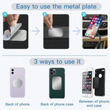 Kit de placa de metal de repuesto universal con soporte magnético para teléfono móvil con adhesivo para Xiaomi