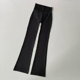 High-Waisted Seamless Yoga Leggings – Compression & Micro Flared Fit