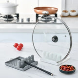 Non-Slip Kitchen Spoon and Spatula Holder Rack