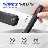 Rechargeable Handheld Nail Dryer with Stand - 3W LED Gel Polish Curing Lamp