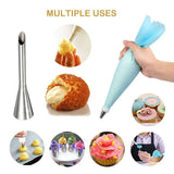 Boquillas de acero inoxidable para crema: boquillas profesionales para glaseado de pasteles para pasteles perfectos