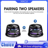 Magnetic Mini Bluetooth Speaker with RGB Lights – Portable Wireless Speaker for Phone, Travel & Outdoor Use
