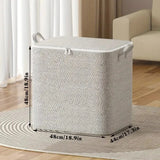 Large Capacity Storage Bags – Zippered Non-Woven Organizers for Clothes & Toys