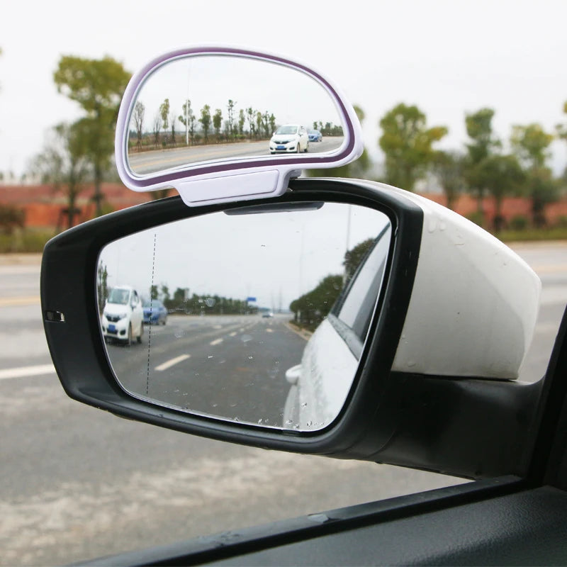 Espejo retrovisor ajustable de 360° para puntos ciegos YASOKRO: ángulo amplio para estacionar y conducir de manera más segura