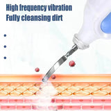 Ultrasonic Skin Scrubber Facial Cleaner with Vibration Massage & Ion Therapy