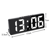 Multifunctional LED Digital Clock – Temperature Display, Alarm & Color-Changing Nightlight