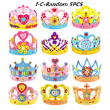 DIY Sequins Crown Craft Toy – Creative EVA Foam Art Kit for Kids Party Decorations