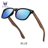 Natural Wooden Polarized Sunglasses for Men – Stylish UV Protection with TR90 Frames